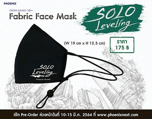 (MD) Solo Leveling Fabric Face Mask