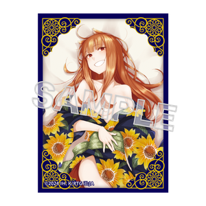 (PRE)(MD) Kakusuri Trading Card Sleeve Vol. 31 Spice and Wolf MERCHANT MEETS THE WISE WOLF Holo Beautiful in a Yukata