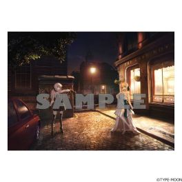 (MD) Fate/stay night - F6-Sized Canvas Art -Edinburgh at Night- Illustration by Takashi Takeuchi