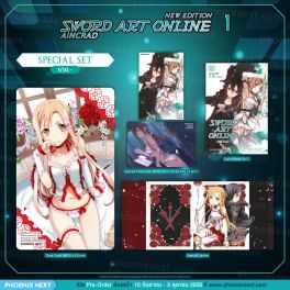 (Pre/รอบพิเศษ)(LN) Special Set SWORD ART ONLINE NEW EDITION เล่ม 1