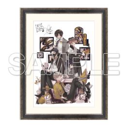 (PRE)(MD) "Bungo Stray Dogs" Color Art Print with Printed Autographs [B]