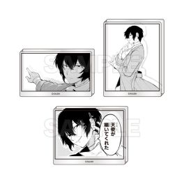 (PRE)(MD) "Bungo Stray Dogs" Panel Plate Stand - Set of 3 [C]