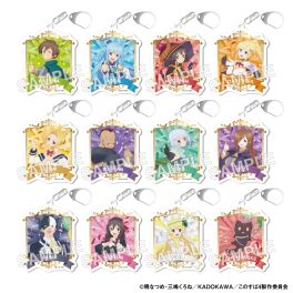 (PRE)(MD) KONOSUBA -God's Blessing on This Wonderful World! Trading Acrylic Keychain 10th Anniversary Ver. PACK (สุ่ม 1 จาก 12)