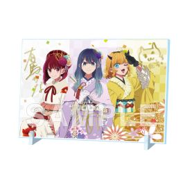(PRE)(MD) 【OSHI NO KO】 Acrylic Panel w/ Foil-stamped Signature - Kana Arima & Akane Kurokawa & MEMcho New Year 2026 ver.
