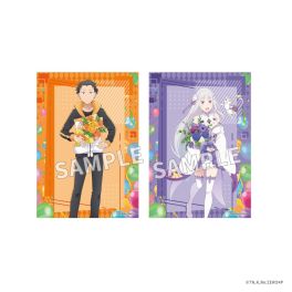 (PRE)(MD) Re:ZERO -Starting Life in Another World- Photo Card Set Flower ＆ Balloon ver. - Subaru & Emilia