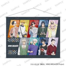 (PRE)(MD) TV Anime WIND BREAKER B2-Sized Tapestry Together with Plushies Ver.