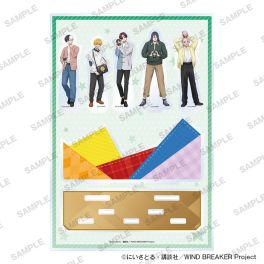 (PRE)(MD) TV Anime WIND BREAKER Acrylic Diorama Together with Plushies Ver. A
