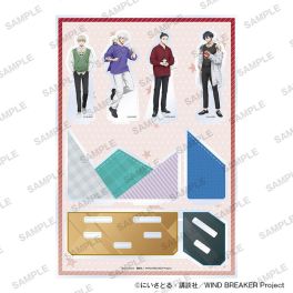 (PRE)(MD) TV Anime WIND BREAKER Acrylic Diorama Together with Plushies Ver. B