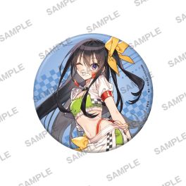 (PRE)(MD) Tenkousaki no Seiso-Karen na Bishoujo ga Mukashi Danshi da to Omotte Issho ni Asonda Osananajimi Datta Ken Big Holographic Tin Badge - Haruki Nikaidou - Race Queen Ver.
