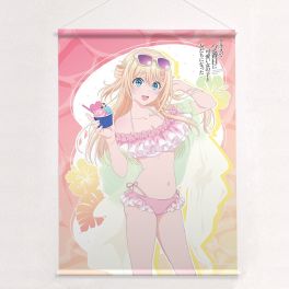 (PRE)(MD) I Made Friends with the Second Prettiest Girl in My Class Original Illustration B2 Tapestry Amami Yu / Swimwear W Suede