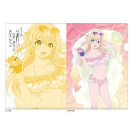 (PRE)(MD) I Made Friends with the Second Prettiest Girl in My Class Original Illustration Clear File Amami Yu / Swimwear