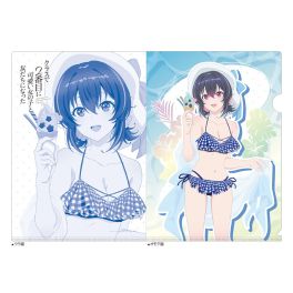(PRE)(MD) I Made Friends with the Second Prettiest Girl in My Class Original Illustration Clear File Asanagi Umi / Swimwear