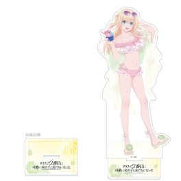 (PRE)(MD) I Made Friends with the Second Prettiest Girl in My Class Original Illustration Extra Large Acrylic Stand Amami Yu / Swimwear