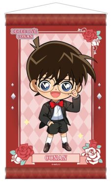 (MD) Detective Conan: Black Suit & Dress A3 Tapestry - Conan Edogawa
