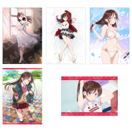 (MD) Rent-A-Girlfriend Set of 5 Photo-Style Illustrations - Four Seasons and Girlfriend - Chizuru Mizuhara B