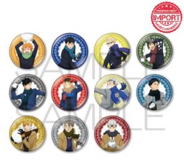 (MD) Haikyu! Large Sparkly Tin Badge Collection Playing in the Snow Ver. (Total of 11 Types) Pack