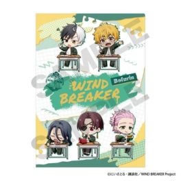 (MD) WIND BREAKER Single Clear File Green Putikura Petit Classroom