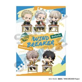 (MD) WIND BREAKER Single Clear File Blue Putikura Petit Classroom