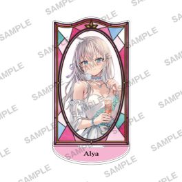(MD) Alya Sometimes Hides Her Feelings in Russian Stained Glass-style Acrylic Stand - Alya Dress Ver.