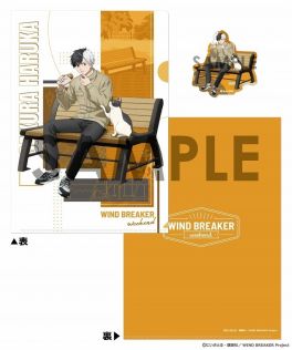 (MD) WIND BREAKER Clear Folder & Die-cut Sticker Set -weekend- 1.Haruka Sakura