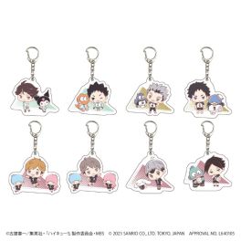 (MD) Acrylic Key Chain "Haikyu!!" x Sanrio Characters 02 Mini Character Illustration