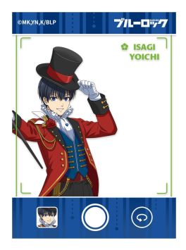 (MD) AFORCE x DRAGON HORSE "BLUE LOCK" (CIRCUS VER.) TRANSPARENT CHARACTER CARD ISAGI YOICHI