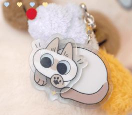 (MD) Azukisan Dynamic Acrylic Pendant（Mischief ）