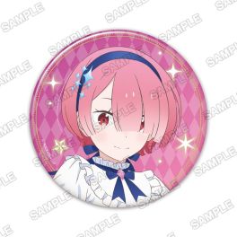 (MD) BIG Can Badge Re:Zero Kara Hajimaru Rem & Ram Birthday Life 2025 ver. Ram