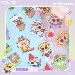 (MD) Azukisan Wonderful Garden- Resin Stickers