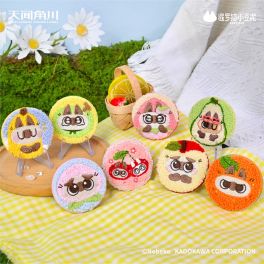 (MD) Fruity Azukisan - Plush Embroidered Badge Blind Box (Random 1 pc)