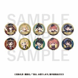 (MD) Rent-A-Girlfriend Trading Metallic Can Badge