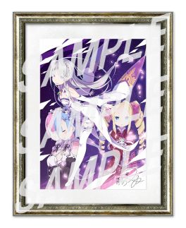 (PRE)(MD) Re:ZERO -Starting Life in Another World- B4-Sized Chara Fine Graph with Printed Autograph