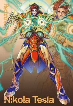 (MD) Record of Ragnarok Costume Change 3D Lenticular Postcard Nikola Tesla type B
