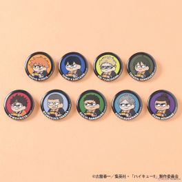 (MD) Haikyu!! Jirori Can Badge Karasuno