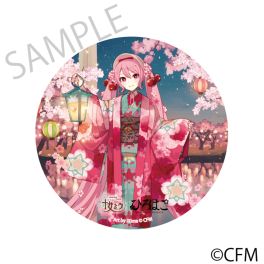 (PRE)(MD) Sakura Miku x Hirohako Mega Tin Badge Stand Hakodate 2025 - Art by iXima