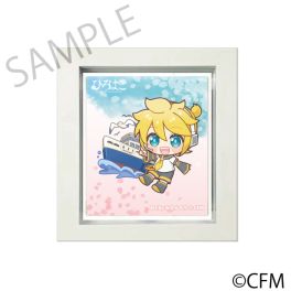 (PRE)(MD) Sakura Miku x Hirohako Frame Magnet Hakodate 2025 Kagamine Len - Art by Mikanmochi