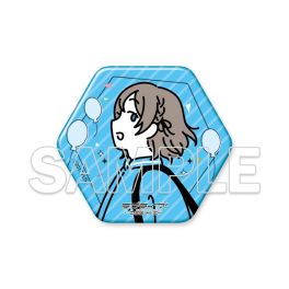 (PRE)(MD) Love Live! Series Wear the Seasons on Your Walks. Hexagonal Tin Badge - You Watanabe
