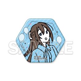 (PRE)(MD) Love Live! Series Wear the Seasons on Your Walks. Hexagonal Tin Badge - Shizuku Osaka