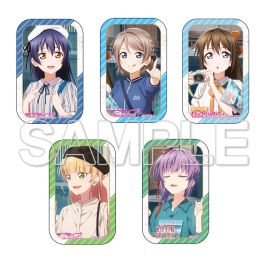 (PRE)(MD) Love Live! Series Odekake Love Live! Square Tin Badge Set - Umi & You & Shizuku & Sumire & Kozue
