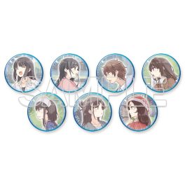 (PRE)(MD) Dengenki Bunko Rascal Does Not Dream Series University Student Arc Group Visual Tradable Tin Badges (สุ่ม 1 จาก 7 ลาย)