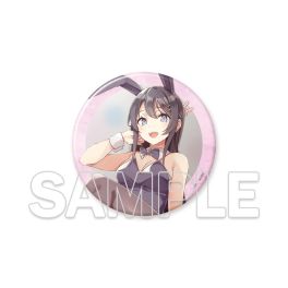 (PRE)(MD) Dengenki Bunko Rascal Does Not Dream Series 10th Anniversary Newly Drawn Big Glimmering Tin Badge