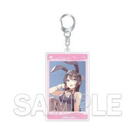 (PRE)(MD) Dengenki Bunko Rascal Does Not Dream Series 10th Anniversary Newly Drawn Acrylic Keychains in Social Media Style
