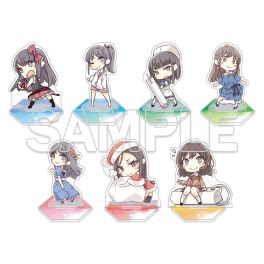 (PRE)(MD) Chibi Character Tradable Acrylic Mascot University Student Arc Chibi Character Acrylic Mascot (สุ่ม 1 จาก 7 ลาย)