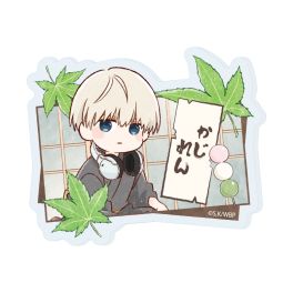 (PRE)(MD) Name Acrylic Plate Badge "Wind Breaker" 06 Kaji Ren Wagashi Ver. (Graff Art Illustration)