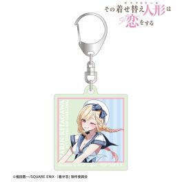 (PRE)(MD) My Dress-Up Darling Minori Chigusa Illustration Kitagawa Marin Sailor Swimwear Ver. Luminescent Acrylic Key Chain