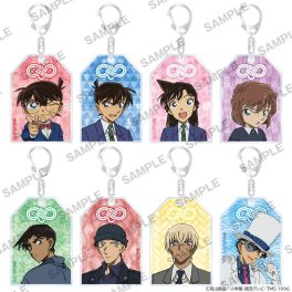 (PRE)(MD) Detective Conan Omamori Charm-style Acrylic Keychains PACK (สุ่ม 1 จาก 8)