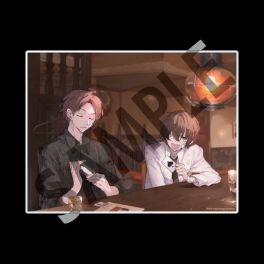 (PRE)(MD) Bungo Stray Dogs - The Day I Picked Up Dazai Acrylic Panel - Dazai Osamu & Oda Sakunosuke