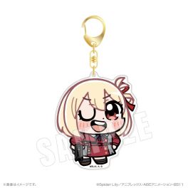 (PRE)(MD) Lycoris Recoil Bkub Big Acrylic Key Chain 01 Nishikigi Chisato (Uniform Ver.)