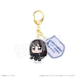 (PRE)(MD) Lycoris Recoil Bkub Words Acrylic Key Chain 02 Inoue Takina (Uniform Ver.)