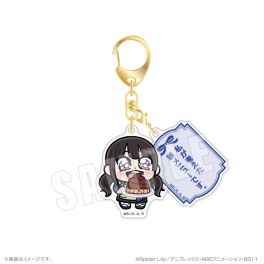 (PRE)(MD) Lycoris Recoil Bkub Words Acrylic Key Chain 04 Inoue Takina (Cafe LycoReco Ver.)